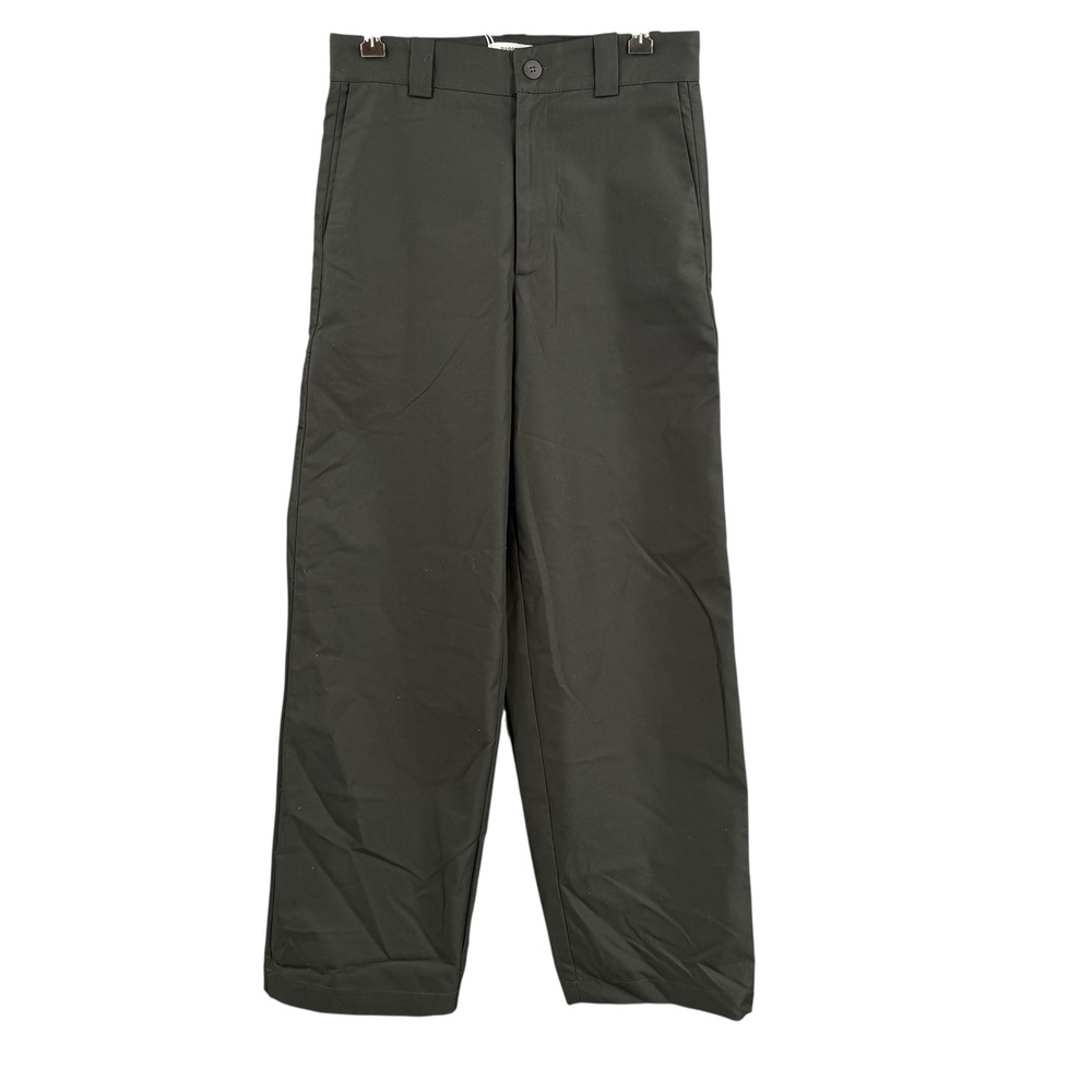 Bassike Gabardine Wide Leg Pant Womens Size 0 Black‎ New